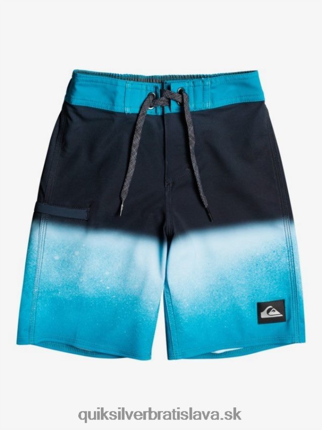2-7 surfsilk doska 14 recyklovaných šortiek Quiksilver chlapci B80HXR2335 modrý fjord