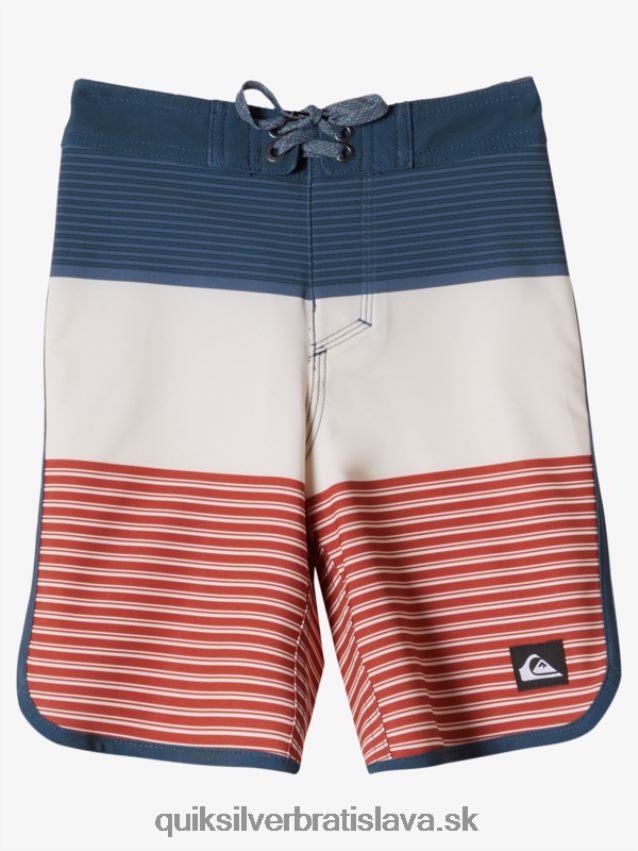 2-7 surfsilk tijuana 14 šortky Quiksilver chlapci B80HXR1925 polnočné námorníctvo