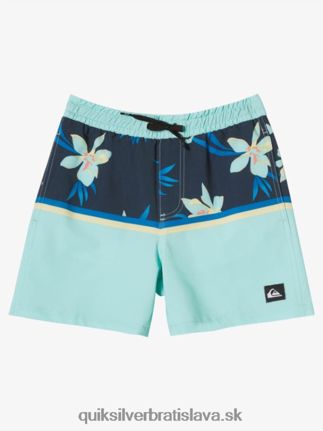 8-16 divízia surfsilk vl 14 volley Quiksilver chlapci B80HXR2141 plážové sklo