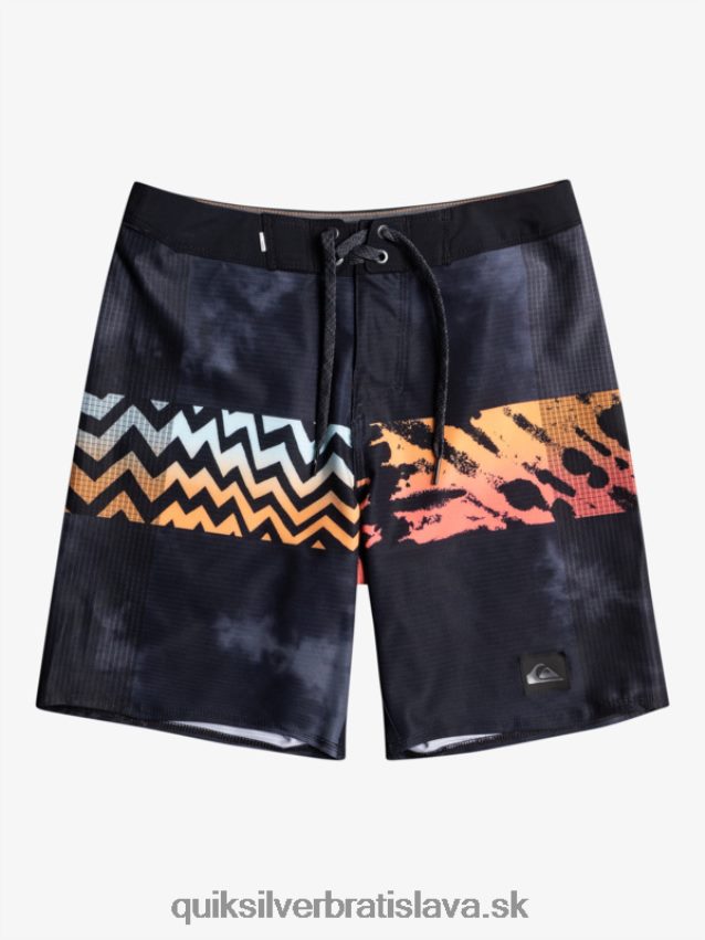 8-16 highlite arch yth 16 boardshort Quiksilver chlapci B80HXR2322 ohnivý koral