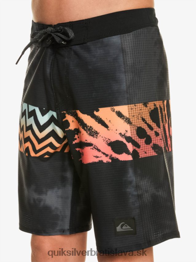 8-16 highlite arch yth 16 boardshort Quiksilver chlapci B80HXR2322 ohnivý koral