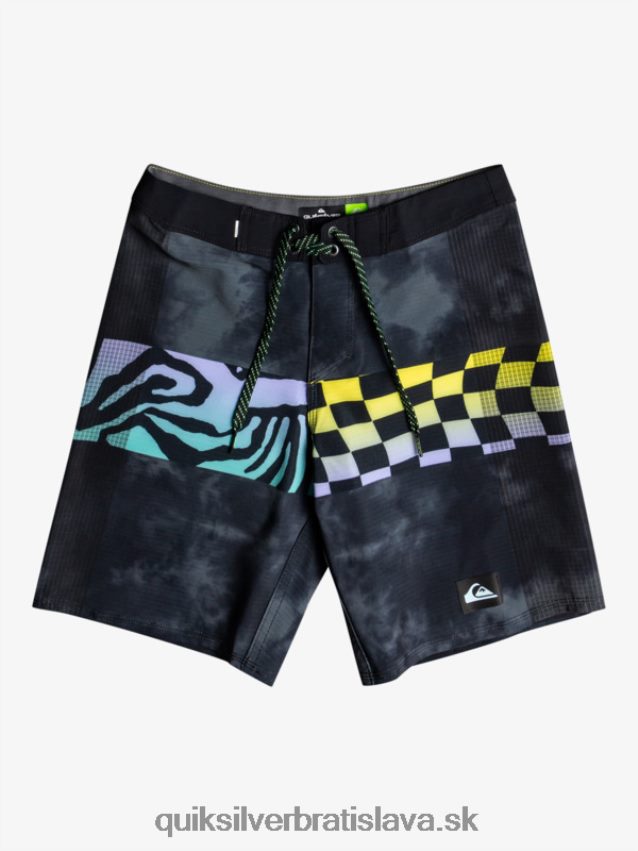 8-16 highlite arch yth 16 boardshort Quiksilver chlapci B80HXR2323 bazén zelený