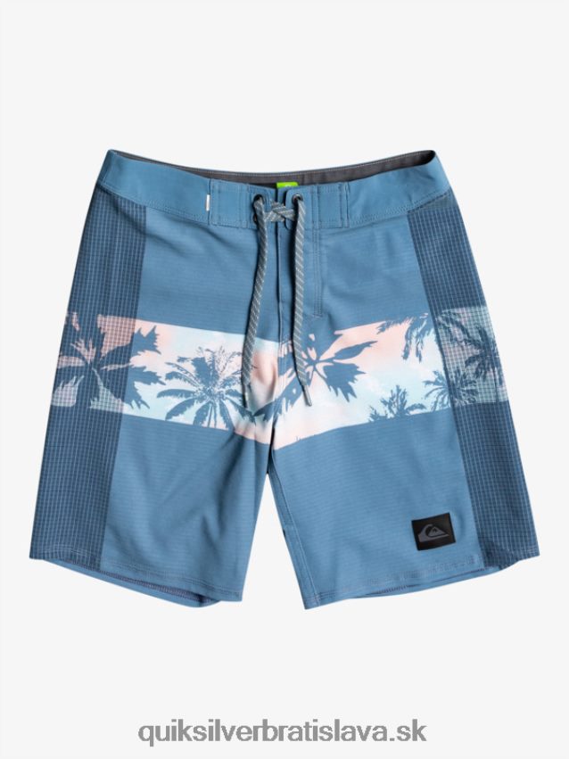 8-16 highlite arch yth 16 boardshort Quiksilver chlapci B80HXR2324 kapitánska modrá