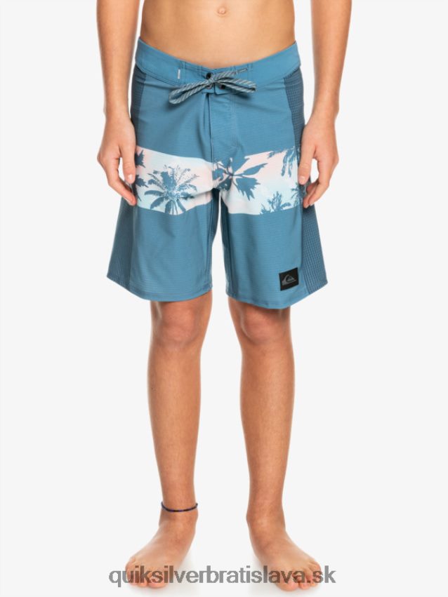 8-16 highlite arch yth 16 boardshort Quiksilver chlapci B80HXR2324 kapitánska modrá