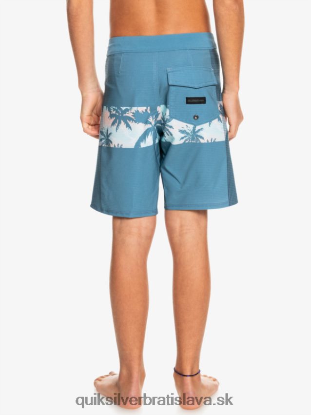 8-16 highlite arch yth 16 boardshort Quiksilver chlapci B80HXR2324 kapitánska modrá