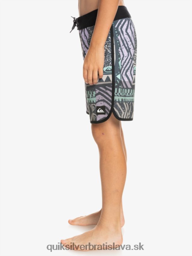 8-16 highlite hrebenatkové 16 boardšortky Quiksilver chlapci B80HXR2147 polnočné námorníctvo