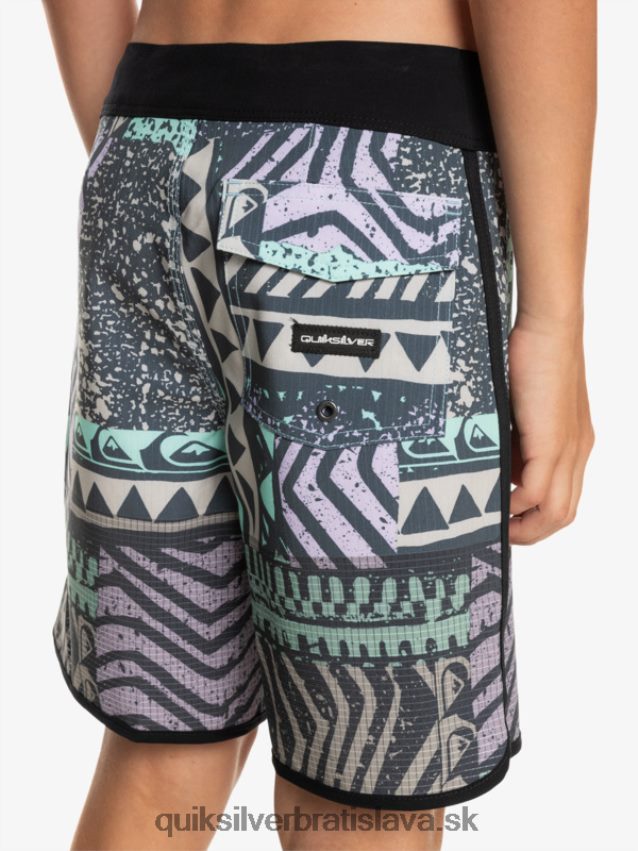 8-16 highlite hrebenatkové 16 boardšortky Quiksilver chlapci B80HXR2147 polnočné námorníctvo
