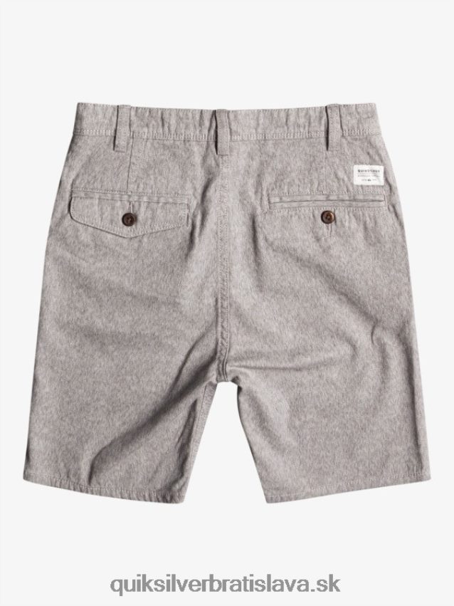 8-16 každý deň 17 chino šortky Quiksilver chlapci B80HXR2286 svetlosivý vres