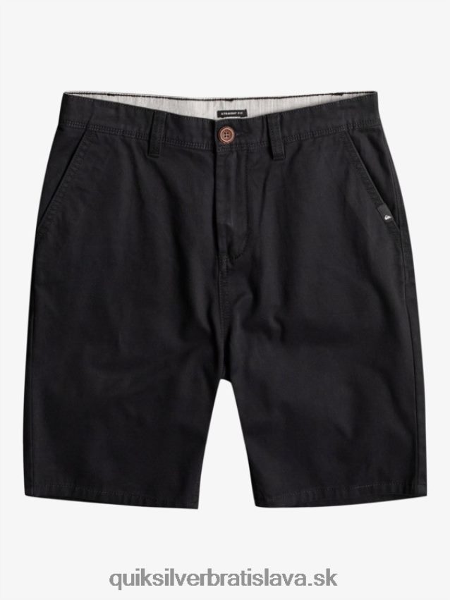 8-16 každý deň 17 chino šortky Quiksilver chlapci B80HXR2287 čierna