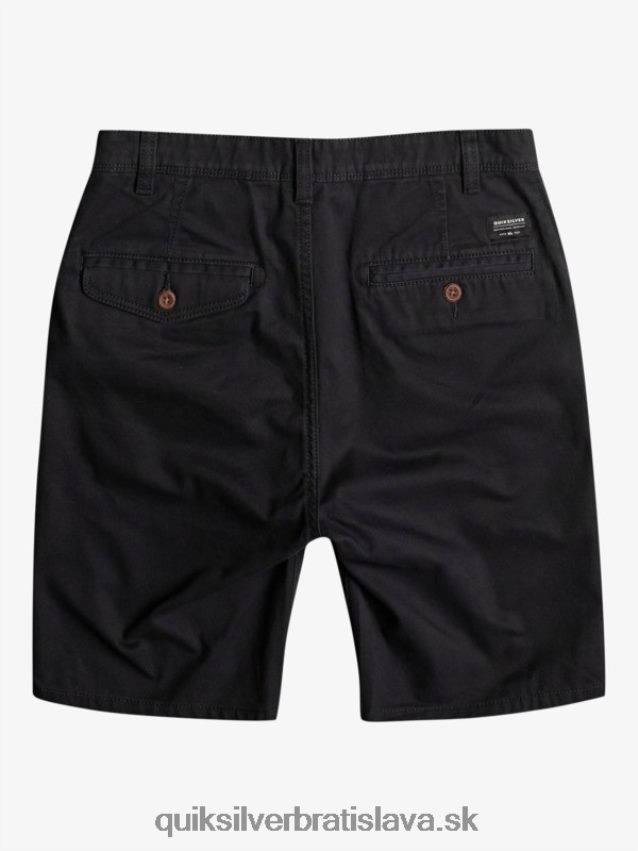 8-16 každý deň 17 chino šortky Quiksilver chlapci B80HXR2287 čierna