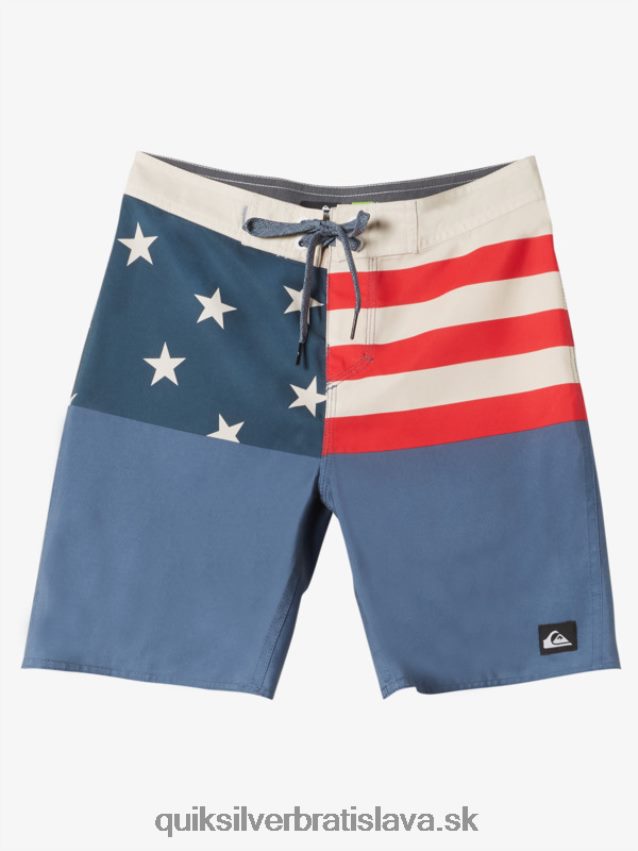 8-16 každodenná divízia 17 boardšortky Quiksilver chlapci B80HXR1977 polnočné námorníctvo