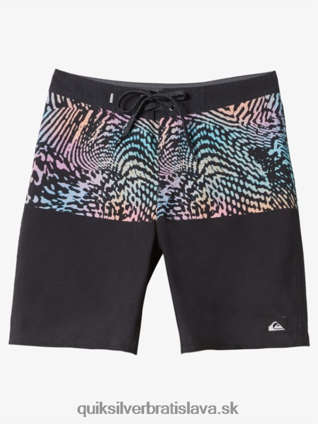 8-16 každodenná divízia 17 boardšortky Quiksilver chlapci B80HXR1978 čierna