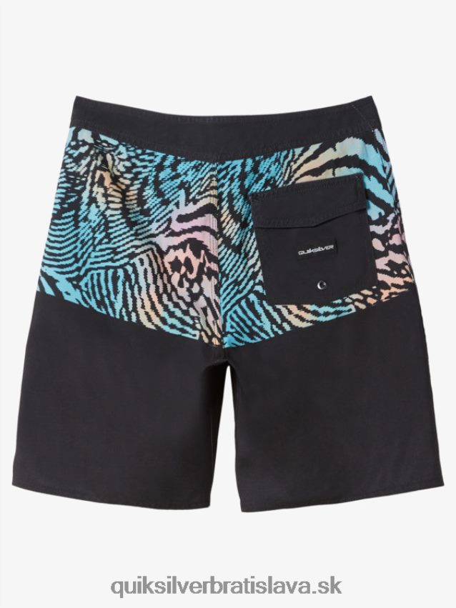8-16 každodenná divízia 17 boardšortky Quiksilver chlapci B80HXR1978 čierna