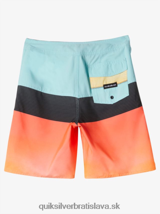 8-16 každodenný panel 17 šortky Quiksilver chlapci B80HXR1903 anjelská modrá