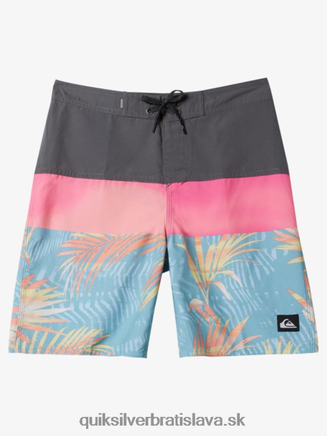 8-16 každodenný panel 17 šortky Quiksilver chlapci B80HXR1905 železná brána