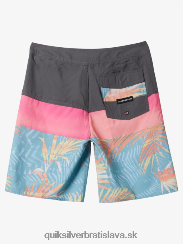 8-16 každodenný panel 17 šortky Quiksilver chlapci B80HXR1905 železná brána