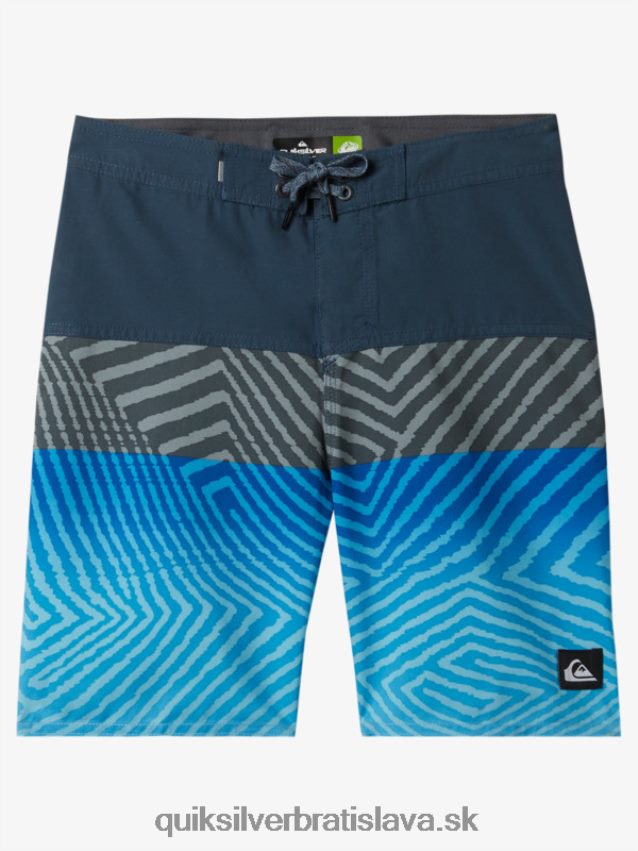 8-16 každodenný panel 17 šortky Quiksilver chlapci B80HXR1906 polnočné námorníctvo