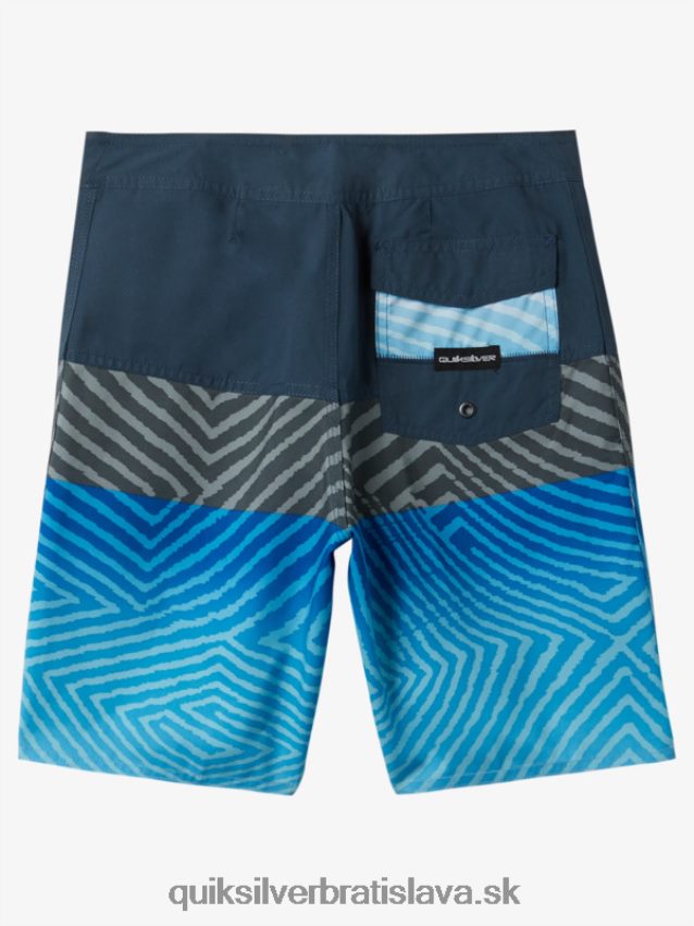 8-16 každodenný panel 17 šortky Quiksilver chlapci B80HXR1906 polnočné námorníctvo