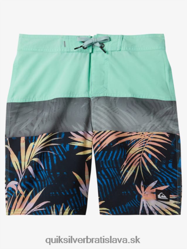 8-16 každodenný panel 17 šortky Quiksilver chlapci B80HXR1907 plážové sklo