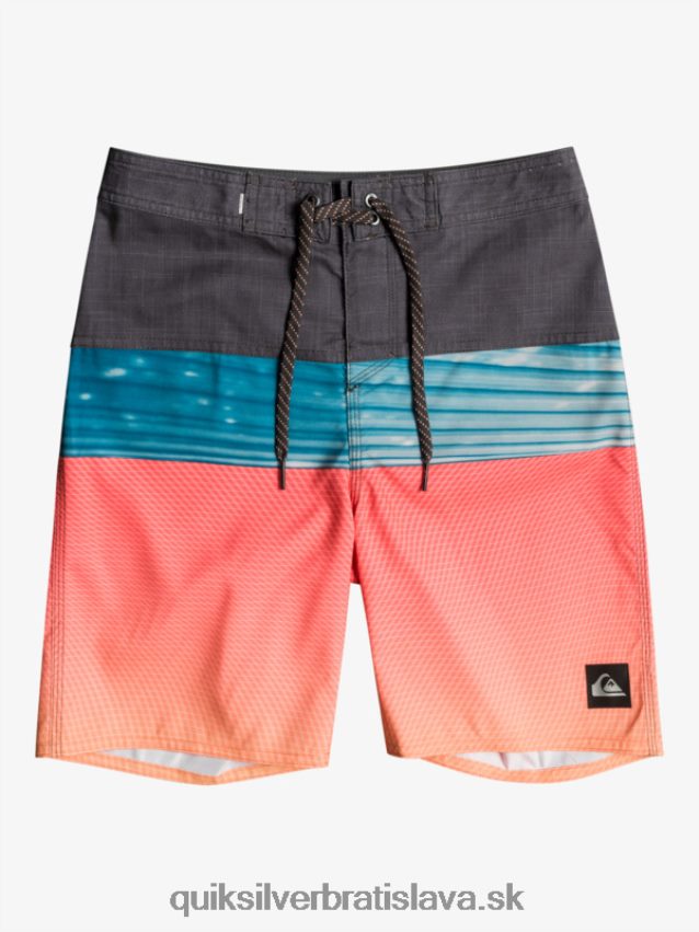 8-16 každodenný panel yth 17 boardshort Quiksilver chlapci B80HXR2275 oranžový pop