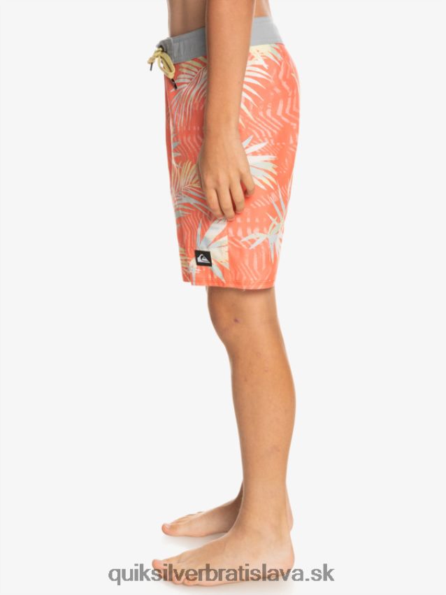 8-16 každodenné qs 69 16 šortky Quiksilver chlapci B80HXR2139 čerstvý losos