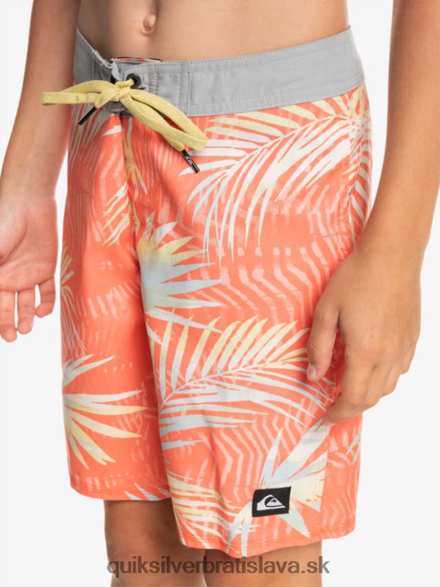 8-16 každodenné qs 69 16 šortky Quiksilver chlapci B80HXR2139 čerstvý losos