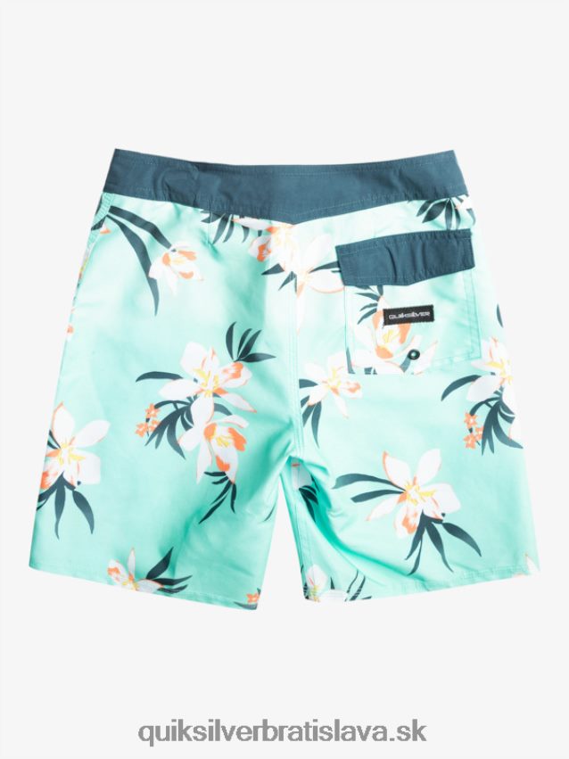 8-16 každodenné qs 69 16 šortky Quiksilver chlapci B80HXR2140 plážové sklo