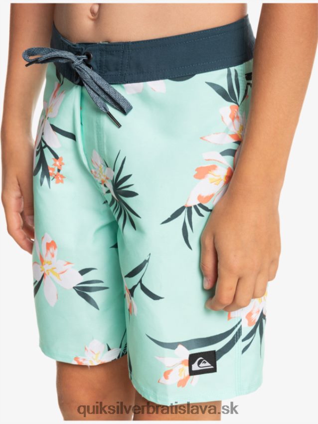 8-16 každodenné qs 69 16 šortky Quiksilver chlapci B80HXR2140 plážové sklo