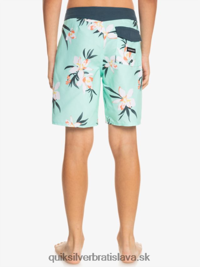 8-16 každodenné qs 69 16 šortky Quiksilver chlapci B80HXR2140 plážové sklo