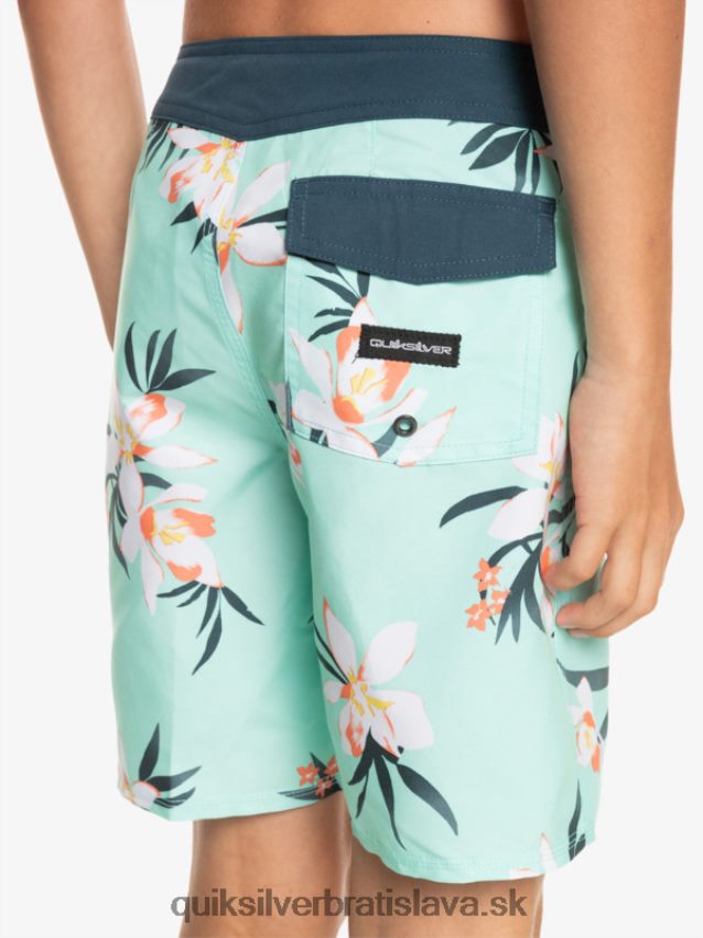 8-16 každodenné qs 69 16 šortky Quiksilver chlapci B80HXR2140 plážové sklo