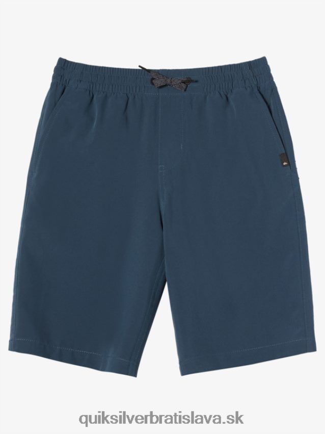 8-16 oceánske elastické 18 obojživelné šortky Quiksilver chlapci B80HXR2067 polnočné námorníctvo