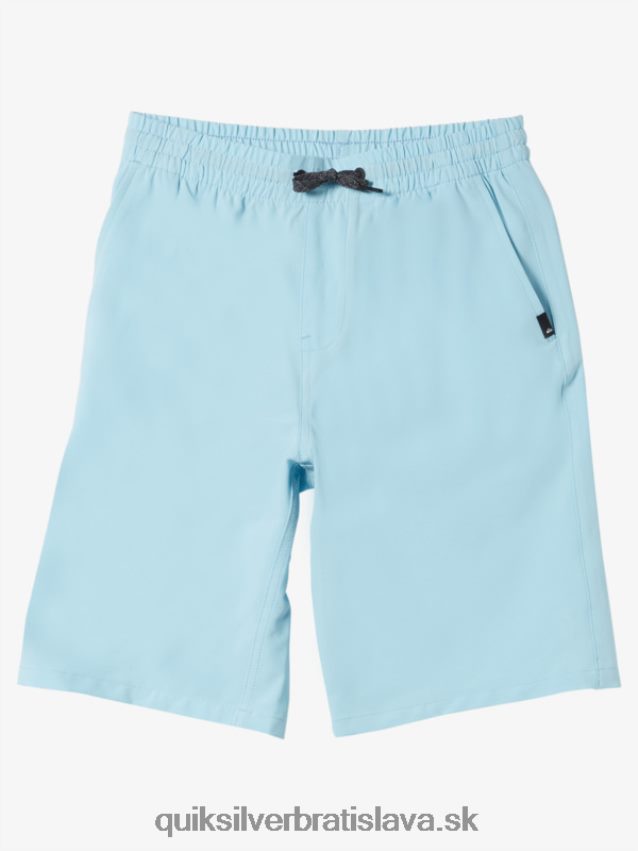 8-16 oceánske elastické 18 obojživelné šortky Quiksilver chlapci B80HXR2068 modrá obloha