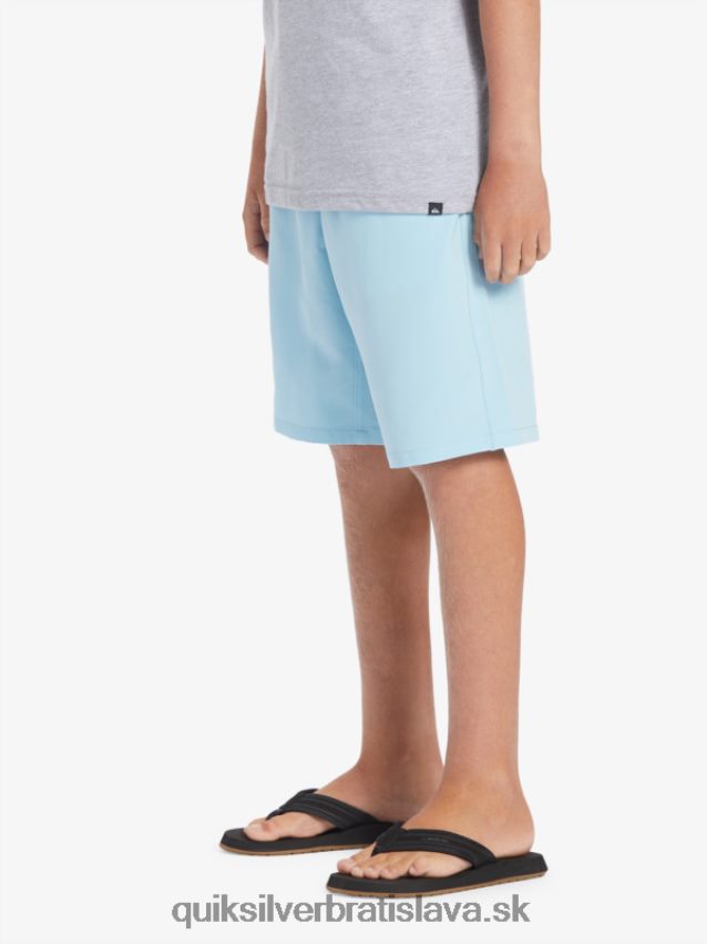 8-16 oceánske elastické 18 obojživelné šortky Quiksilver chlapci B80HXR2068 modrá obloha