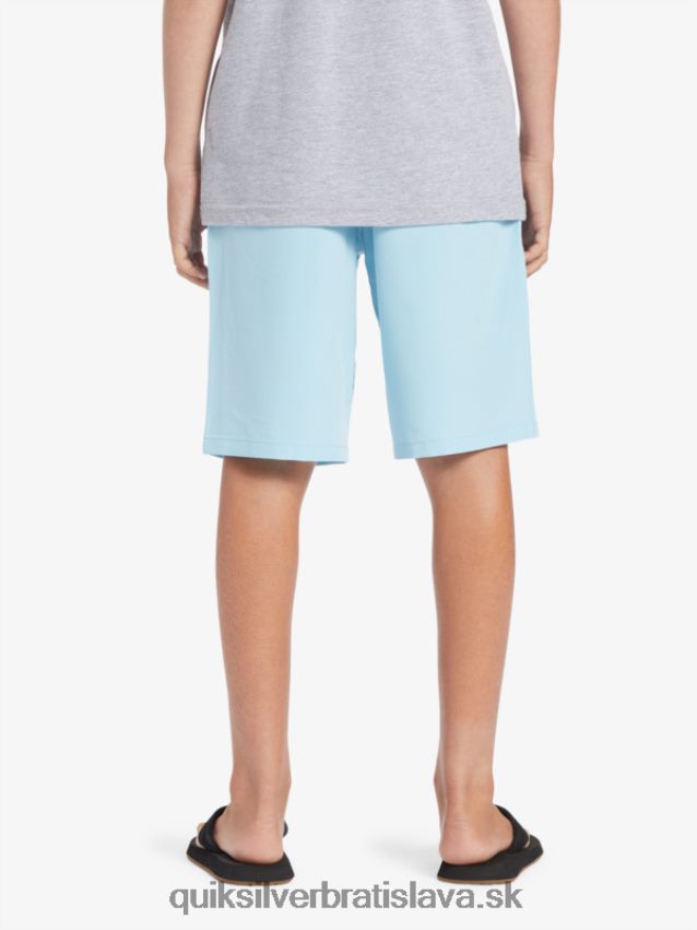 8-16 oceánske elastické 18 obojživelné šortky Quiksilver chlapci B80HXR2068 modrá obloha