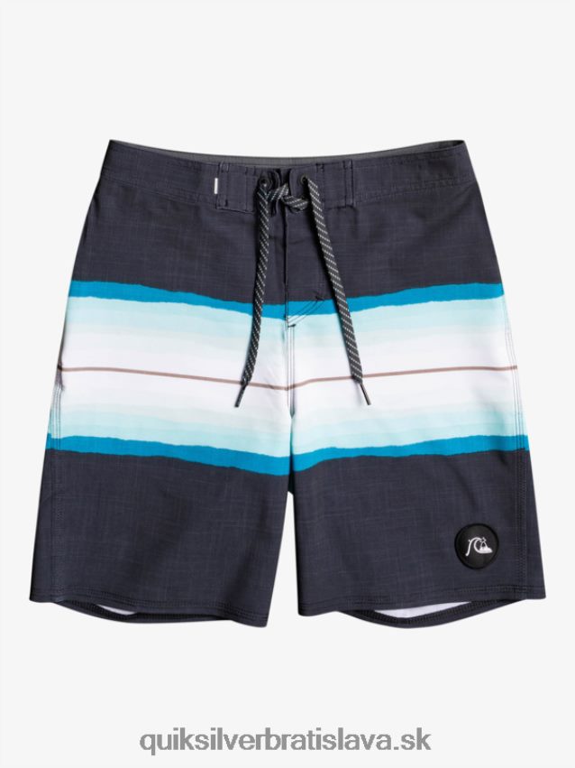 8-16 odtieň živice surfsilk 17 šortiek Quiksilver chlapci B80HXR2301 čierna