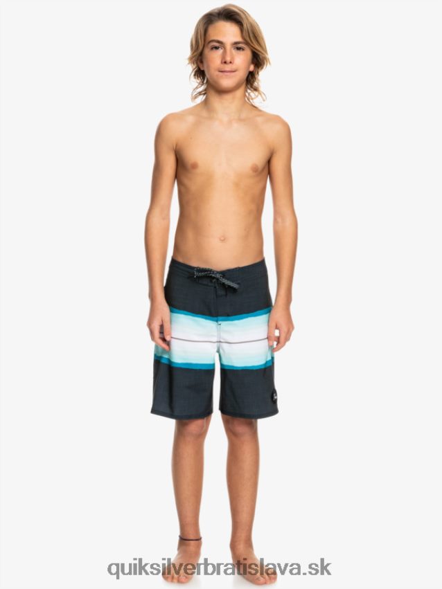 8-16 odtieň živice surfsilk 17 šortiek Quiksilver chlapci B80HXR2301 čierna