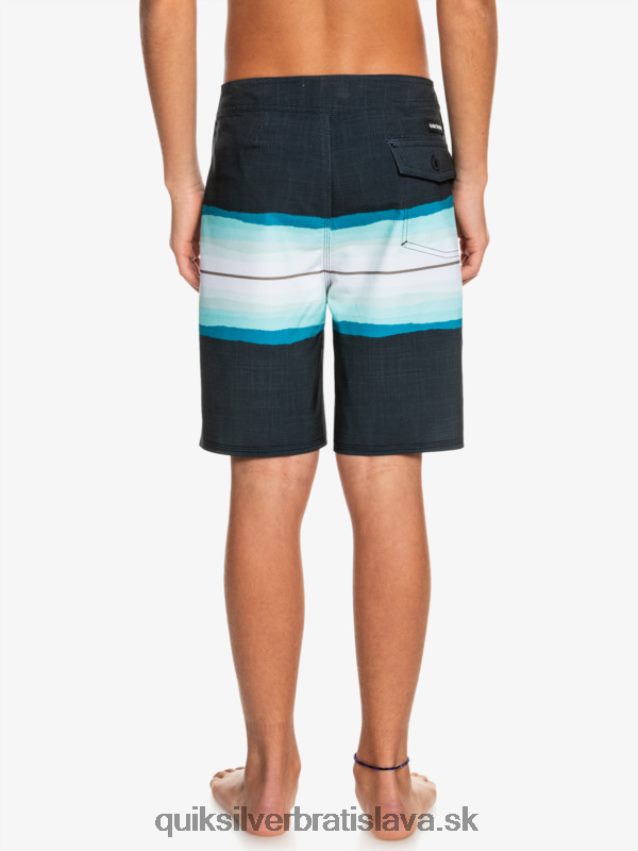 8-16 odtieň živice surfsilk 17 šortiek Quiksilver chlapci B80HXR2301 čierna