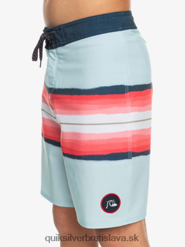 8-16 odtieň živice surfsilk 17 šortiek Quiksilver chlapci B80HXR2302 modrá šedá