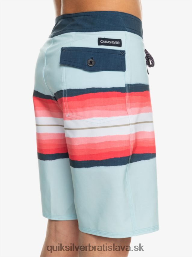 8-16 odtieň živice surfsilk 17 šortiek Quiksilver chlapci B80HXR2302 modrá šedá