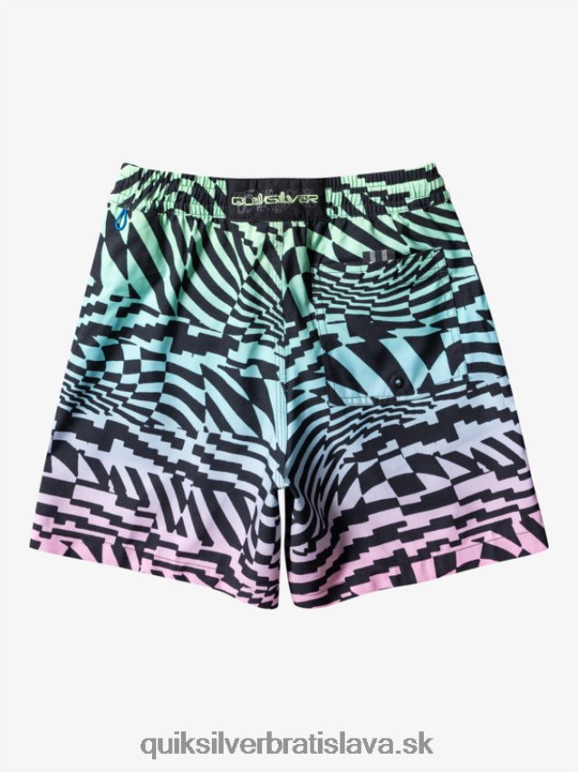 8-16 radikálnych 14 salv Quiksilver chlapci B80HXR1988 čierna