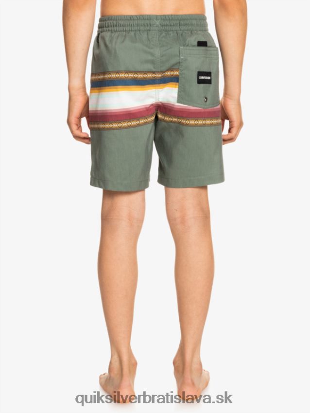 8-16 slnko vybledlo 15 recyklovaných salv Quiksilver chlapci B80HXR2321 tymián