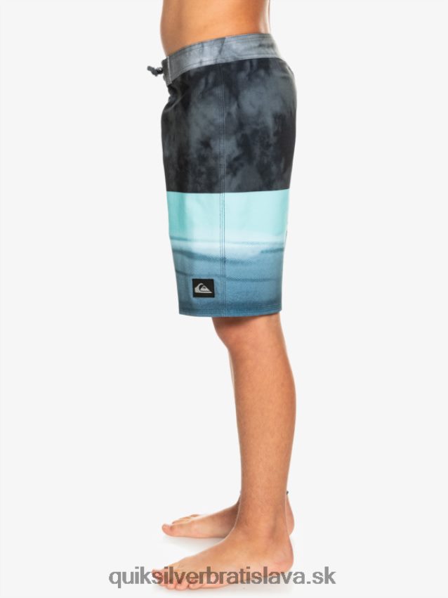 8-16 surfsilk five-0 17 boardshorts Quiksilver chlapci B80HXR2298 čierna
