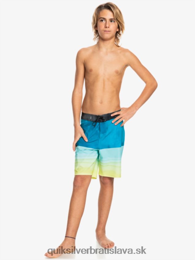 8-16 surfsilk five-0 17 boardshorts Quiksilver chlapci B80HXR2299 námorný prístav