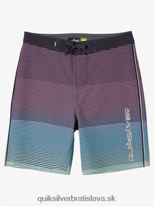 8-16 surfsilk masívne 17 boardšortky Quiksilver chlapci B80HXR1909 mesačná svetlofialová