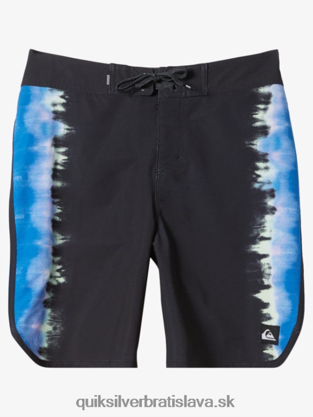 8-16 surfsilk scallop 17 boardshorts Quiksilver chlapci B80HXR2018 čierna