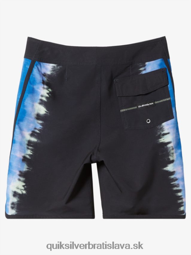 8-16 surfsilk scallop 17 boardshorts Quiksilver chlapci B80HXR2018 čierna