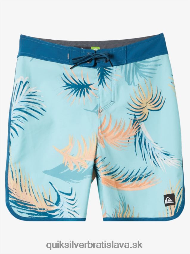 8-16 surfsilk scallop 17 boardshorts Quiksilver chlapci B80HXR2019 marocká modrá