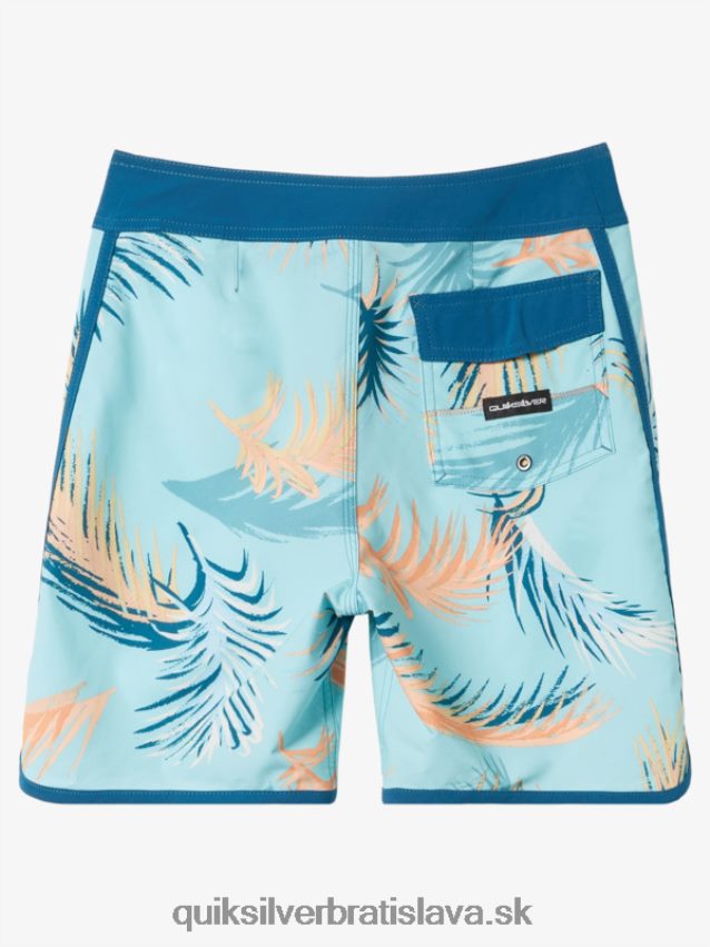 8-16 surfsilk scallop 17 boardshorts Quiksilver chlapci B80HXR2019 marocká modrá