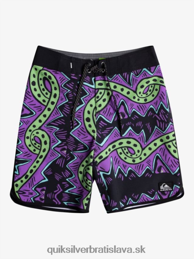 8-16 surfsilk throwback 17 boardshorts Quiksilver chlapci B80HXR2329 čierna