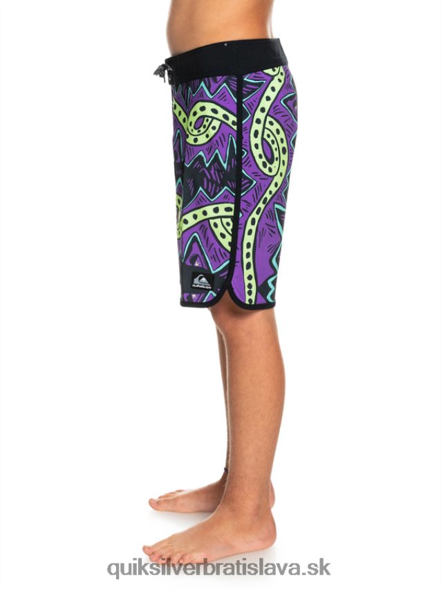 8-16 surfsilk throwback 17 boardshorts Quiksilver chlapci B80HXR2329 čierna